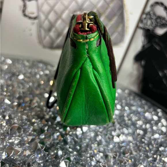 Dooney & Bourke RARE Florentine leather cosmetic case GUC - Picture 7 of 13